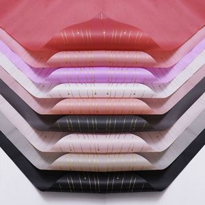 Papier d'emballage de luxe 58*58cm, style Point de départ de l'amour, imperméable, en plastique, pour bouquets de fleurs, pour fleuristes - Product Image 6
