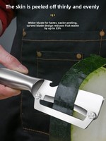 Éplucheur multifonctionnel 2 en 1 avec ouvre-bouteille de vin, outil manuel pour la maison, couteau à éplucher pour la cuisine