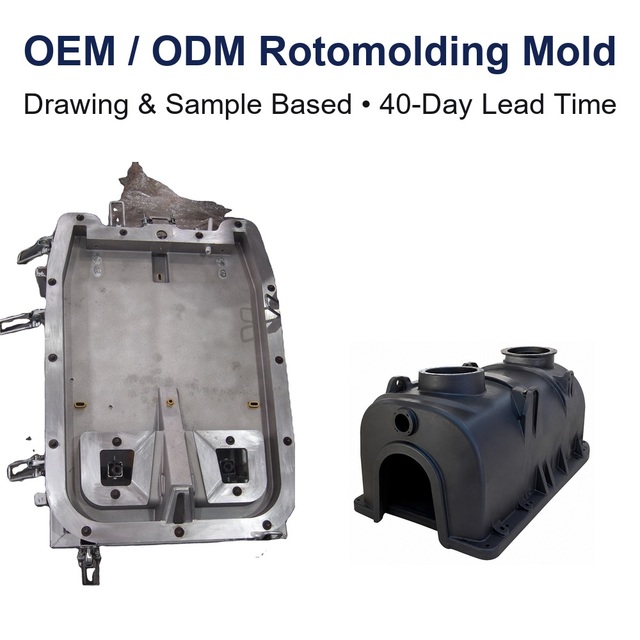 Custom Aluminum Rotomolding Mold OEM ODM Rotational Mould A356 Machine CNC Machined Factory Direct