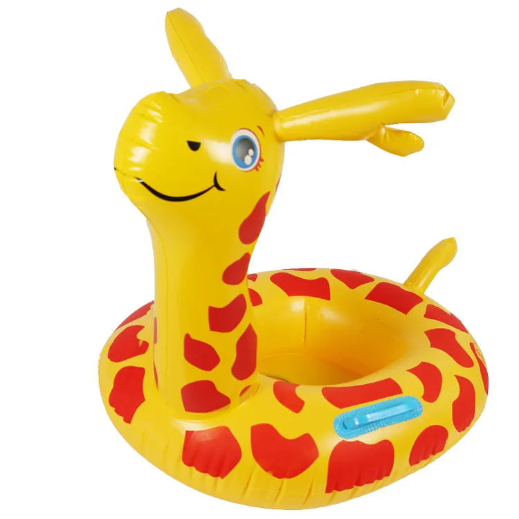 Anello gonfiabile del sedile del cerchio di nuoto animale del pvc ecologico di vendita calda per i bambini