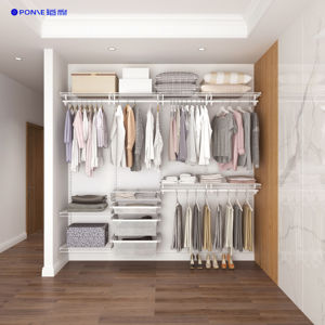 Sistema de Armario de Dormitorio de Metal Resistente Personalizable, Precio de Fábrica, OEM ODM, Vestidor - Product Image 3