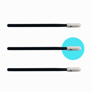 Hisopos de espuma industrial de 100 bastoncillos de 70mm-<span class=keywords><strong>Punta</strong></span> de esponja redonda, limpieza sin polvo, mango de plástico negro - Product Image 4