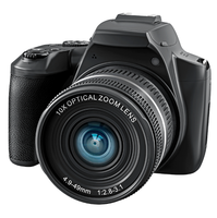 Kamera Digital Kelas Atas Resolusi 4K Sensor 64 Megapiksel Zoom Optik HD Desain Mirrorless Kartu SD WiFi Layar IPS 2,8 Inci