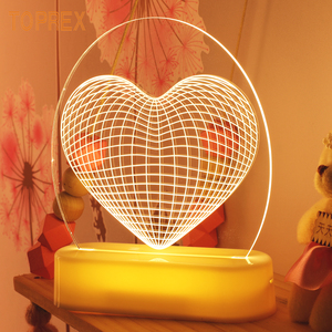 2024 idées de cadeaux saint valentin souvenirs de mariage pour les invités centres de mariage led veilleuse pour <span class=keywords><strong>d</strong></span>écorations de table - Product Image 2