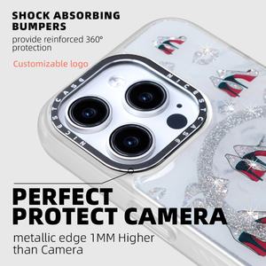 Funda Protectora para Teléfono con Carga Inalámbrica y Diseño Brillante Antichoque AIKUSU para iPhone 17 Pro 16 Pro 15 Pro Max - Product Image 3