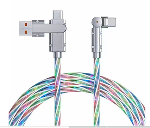 Câble de charge rapide en alliage de zinc USB-C vers Type-C 3A 1M/2M pour iPhone 17/16/15 <span class=keywords><strong>Pro</strong></span> Max avec Flash <span class=keywords><strong>Star</strong></span> Light - Product Image 3