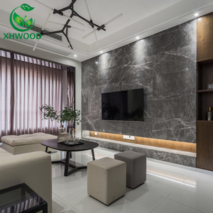 Prix de gros Belle feuille de marbre Lambrin UV très brillante en <span class=keywords><strong>PVC</strong></span> pour l'intérieur de la salle de bain et la décoration de la cuisine Marmol UV - Product Image 2