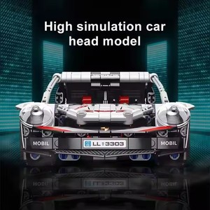 Mô hình xe đua siêu tốc tỷ lệ 1:18, đồ chơi lắp ráp tự chế, đóng gói hộp, dành cho trẻ em và người lớn - Product Image 5