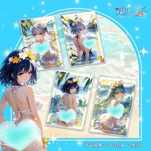 36 caja A5 AB caso adiós verano belleza diosa historia Waifu CCG tarjeta Anime Sexy traje de baño chica colección tarjeta - Product Image 3