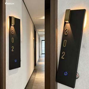 Plaque de porte <span class=keywords><strong>d</strong></span>'<span class=keywords><strong>hôtel</strong></span> multifonctionnelle avec sonnette intégrée, connectivité Internet et compatibilité avec les logiciels hôteliers - Product Image 4