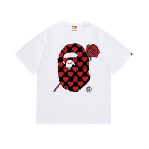 2026 11Bepeees Designer T-Shirts for <strong>Men</strong> Loose Printed Ape Graphic on 100% Cotton Streetwear Casual <strong>Animal</strong> Patterned <strong>Men</strong> T-Shirt - Product Image 2