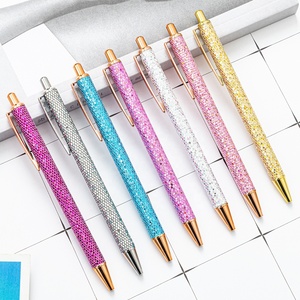 Khá Dễ Thương Bling Long Lanh Bút Bi Cho Phụ Nữ Có Thể Thu Vào Kim Loại Thùng 1.0Mm Hoàn Hảo Nhật Bản Hoa Quà Tặng Cho Cô Gái - Product Image 2