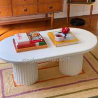 Table basse en rotin/osier faite à la main, style moderne antique rustique, utilisation multi-espaces, meuble de salon, table centrale pour la décoration de la maison