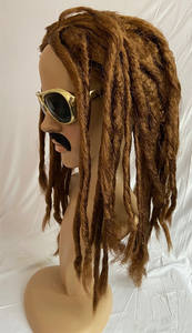 Perruque <span class=keywords><strong>de</strong></span> fête <span class=keywords><strong>Rasta</strong></span> synthétique pour homme, <span class=keywords><strong>déguisement</strong></span>, bon marché, Dreadlocks, HPC-2116 - Product Image 5