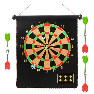 Sport Toys Safety 12/15/17 Inch Dart Board Game Magnetic Two Sided Target Dart Boards