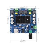 XH-A105 5.0 TDA7498 carte amplificateur numérique 2x100W Stéréo AMPLI Audio Module Carte de TF de Soutien AUX