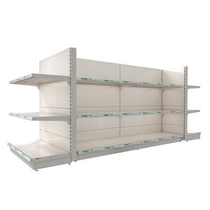 Étagères de supermarché en métal à base stable, traitement de surface anti-rayures, gondole pour magasin commercial - Offre Spéciale - Product Image 2