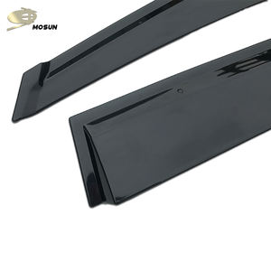 แผ่นบังแดดข้างประตูรถยนต์ MOSUN สำหรับ HONDA BR-V <span class=keywords><strong>BRV</strong></span> ปี 2015-2021 ช่วยระบายอากาศ กันฝน กันลม - Product Image 3