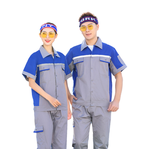 Combinaisons de travail unisexes en coton pur, personnalisables, durables, respirantes, réfléchissantes, avec détection des aiguilles pour les ouvriers du bâtiment - Product Image 3