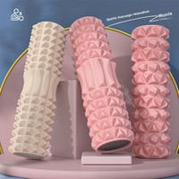 Rouleaux en mousse EVA haute densité, fermeté moyenne, 33 cm, pour le fitness, le massage et la relaxation musculaire