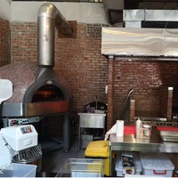 Four à Pizza en mosaïque de bois de chauffage italien, four à Pizza en pierre, four à Pizza en brique de feu italien