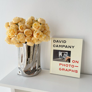 Bouquet de roses artificielles 35cm, fleurs en soie, accessoires de mariage pour mariées, photographie de style coréen - Product Image 3