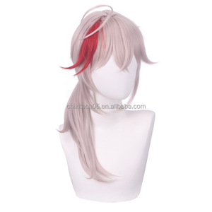 ตัวเอกของเกม Genshin Impact คามูรุ แมนฮะ จากปราสาทอินาสึมะ ทรงผมซามูไร ย้อมสีเหลืองและชมพู <span class=keywords><strong>ไฮ</strong></span><span class=keywords><strong>ไล</strong></span><span class=keywords><strong>ท์</strong></span><span class=keywords><strong>ผม</strong></span>หางม้าเล็ก - Product Image 4