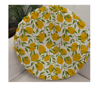 Nouvel oreiller décoratif gonflable en peluche douce tissée sur mesure avec motif floral