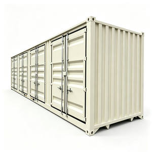 Conteneur sec HowWant de 20 pieds avec accès latéral complet, portes pliantes, capacité de 33,2 m³, couleur et logo personnalisés, directement de l'usine - Product Image 4
