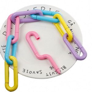 Bolígrafos de Gel de Plástico con Forma de Cadena, Personalizables al por Mayor, Mini Clips de Papel para Niños, Flexibles, con Diseño de Dibujos Animados, Recargables, Tinta Azul - Product Image 1