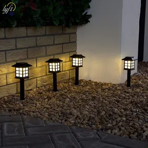 Home Solar Power 2pcs/Lot Solar Lantern Lawn Lamps Outdoor Garden Solar Spotlight Pathway Landscape Solar Underground Light