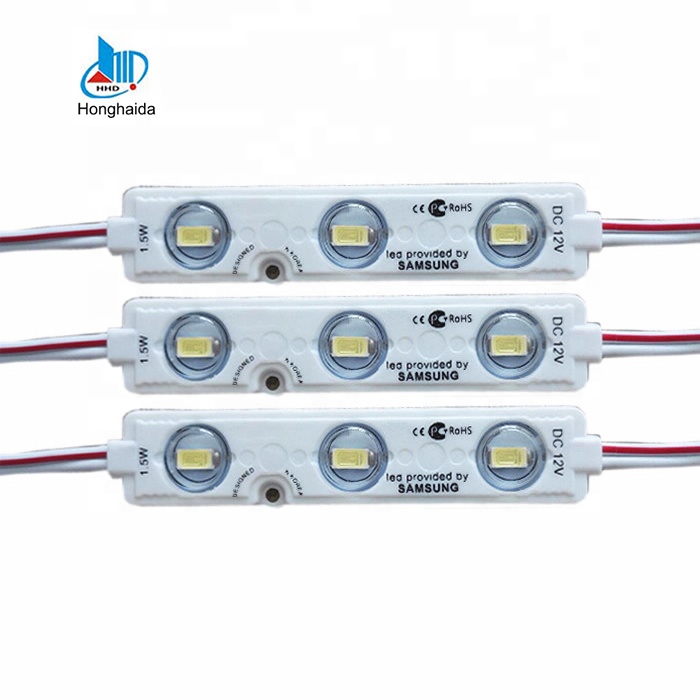 Высококачественный впрыскиваемый светодиодный модуль 12 В smd 5730 1,5 Вт с объективом для светового ящика