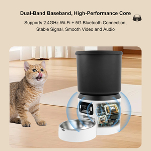 Comedero Automático Ecológico Portátil de Lujo con Cámara Ultra Gran Angular, WiFi 2.4G, Doble Banda 5G, Aplicación Inteligente para Mascotas - Product Image 3