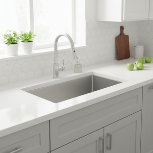 [CALMFORTE] CALMFORTE 860 Scratch Resistant <b>Kitchen</b> <b>Sink</b> with Smooth Brushed Finish for Everyday Use - Product Image 3