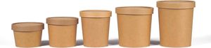 Tazón de Papel Kraft Desechable y Biodegradable para Sopa, Ensalada, Fideos y Sándwiches, Personalizable, con Recubrimiento UV, Venta Caliente - Product Image 6