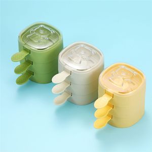 แม่พิมพ์ไอศกรีมซิลิโคนแบบทำเอง กล่องไอศกรีมแท่ง แม่พิมพ์ไอศกรีมแท่ง ทำเองที่บ้าน แบบสี่เหลี่ยม - Product Image 3