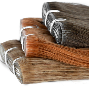 14-28 pollici senza soluzione di continuità 100 grezzo doppio disegnato tessuto di capelli umani invisibile lungo nastro di trama nelle estensioni dei capelli - Product Image 1