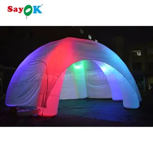 充气蜘蛛帐篷4条腿充气彩虹凉亭帐篷充气遮阳篷帐篷