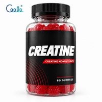 Compléments pré-entraînement personnalisés sous marque blanche, 5000mg de créatine en gommes, sachet de créatine monohydrate sans sucre, oursons gommeux à la créatine