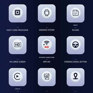 13.3 inch 2Din Car Stereo GPS navigation đa phương tiện Player <span class=keywords><strong>360</strong></span> độ Màn hình xoay autoradio màn hình cảm ứng <span class=keywords><strong>Android</strong></span> đài phát thanh xe - Product Image 2