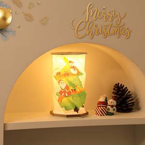 Sản Xuất Giáng Sinh Niềm Vui Chất Lượng Cao Rotatifs Thủ Công Tùy Chỉnh Chụp Đèn Thấp Moq Xoay Đèn Hoàn Hảo Món Quà Kỳ Nghỉ LED Spotlight - Product Image 6