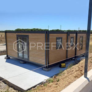 Casa Container Modulare Espandibile PTH - Telaio in Acciaio Colore Legno <span class=keywords><strong>Classico</strong></span>, Resistente al Fuoco per Uso Esterno, Facile da Costruire - Product Image 4