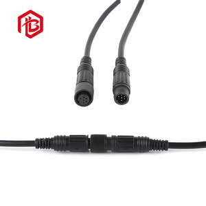 M10 4ピンIP67防水ケーブルコネクタ水中ポンプ電源ケーブルM10パネルマウント付き - Product Image 1