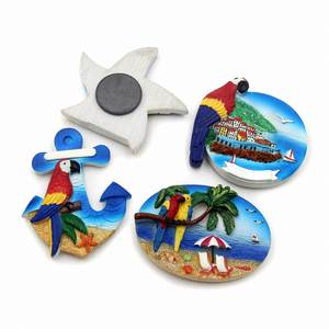 Sculpture Relief Style Polyresin Tourist Attraction Refrigerator Sticker Souvenir Resin <b>Fridge</b> Magnet - Product Image 3