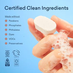 60 đếm 100% nhựa-miễn phí không mùi sinh thái thân thiện tự nhiên bền vững Dishwashing Pods máy rửa chén chất tẩy rửa máy tính bảng - Product Image 4