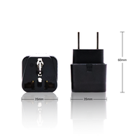 Adaptor Perjalanan Universal Reisende 10~16A Adaptor Steker Eropa dengan Bahan Tahan Api 250V Adaptor Steker Eropa