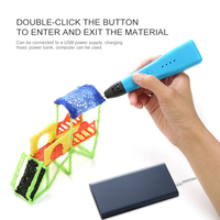 Jer profesional RP500A juguetes impresora de bolígrafo 3D accesorios de bolígrafo de impresión 3D filamento ABS y pla