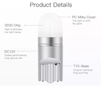 W5W LED T10 Led Canbus 168 194 LED ampoule voiture feu de position latéral lampe de plaque d'immatriculation blanc 12V 24V 6000K