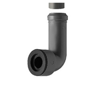 Tubo ajustable para Quick Step o caudalímetro cm 100 Ø 26x32 con accesorios de tubería curva de PVC - Product Image 3