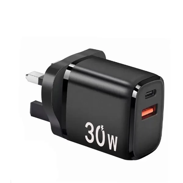 30W USB PD Type-c USB C Mobile Phone charger Adaptor 2 port US EU UK Plug 5V/2.4A Wall travel charger For Phone
